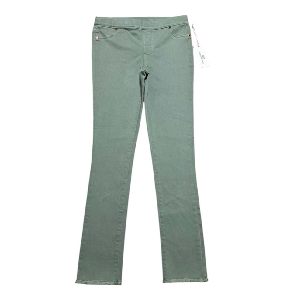 VINEYARD VINES Girls jegging jeans size 14 green NEW
